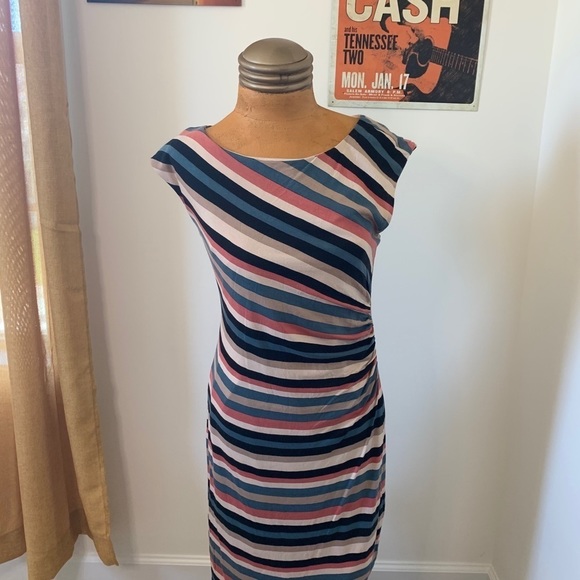 LOFT multicolored shift dress - Picture 4 of 4